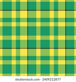 Classic Scottish Tartan Design. Checkerboard Pattern. Traditional Scottish Woven Fabric. Lumberjack Shirt Flannel Textile. Pattern Tile Swatch Included.