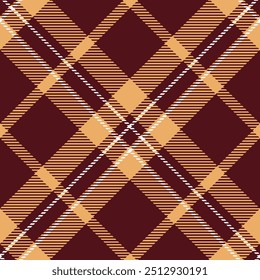 Classic Scottish Tartan Design. Checkerboard Pattern. Traditional Scottish Woven Fabric. Lumberjack Shirt Flannel Textile. Pattern Tile Swatch Included.