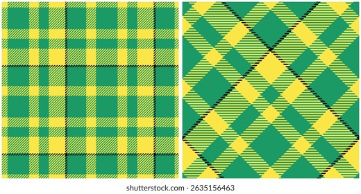 Clássico Escocês Tartan Design. Padrão De Tabuleiro De Xadrez. Tecido Escocês Tradicional. Camisa Lumberjack Flannel Têxtil. Amostra De Bloco Padrão Incluída.