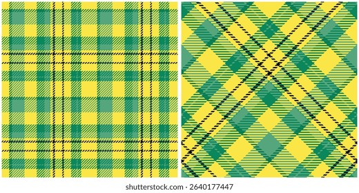 Classic Scottish Tartan Design. Classic Plaid Tartan. Seamless Tartan Illustration Vector Set for Scarf, Blanket, Other Modern Spring Summer Autumn Winter Holiday Fabric Print.