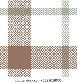 Clásico Tartán Tartán Diseño. Patrón escocés de Tartán sin mar. Tejido tradicional escocés. Tejido de fieltro de camisas. Se Incluyó El Espectáculo De Mosaico.