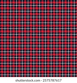 Classic Scottish tartan design for winter fashion
