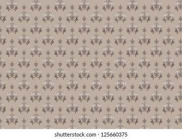 Classic seamless background with brown shades