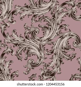 classic seamless baroque pattern