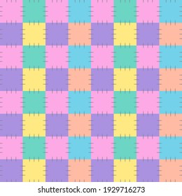 Classic seamless checkers pattern design for decorating, wrapping paper, wallpaper, fabric, backdrop and etc.