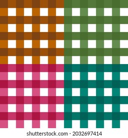 Classic  seamless checkers pattern design for decorating, wallpaper, wrapping paper, fabric, backdrop and etc.
