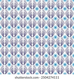 Classic seamless damask
Pattern - Vector Illustration - Beautiful blue sky pattern, suitable for textiles, carpets, backgrounds.