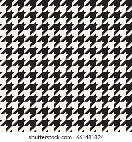 Classic Seamless Dogs Tooth Pattern