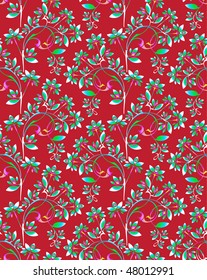  Classic seamless floral background