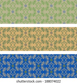 classic seamless floral pattern