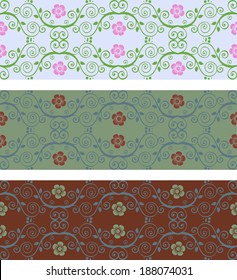 classic seamless floral pattern