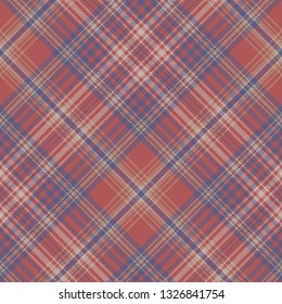 Classic seamless pattern check fabric texture. Vector illustration.