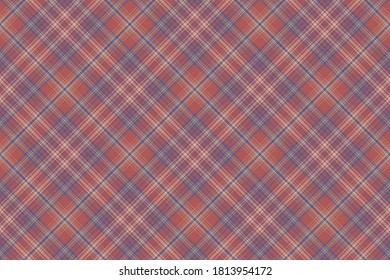 Classic seamless pattern check fabric texture. Vector illustration.