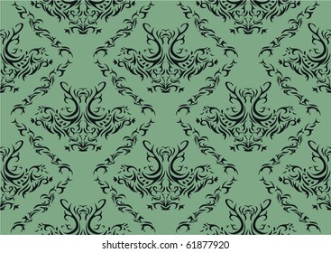 Classic seamless pattern. Illustration, vector