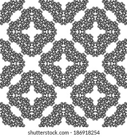 Classic seamless pattern in retro style