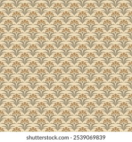 Classic Seamless
Pattern - Vector Illustration for Elegant Textile
Design