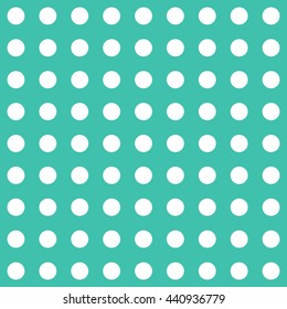 Classic seamless polka dot pattern. Vector repeating texture.