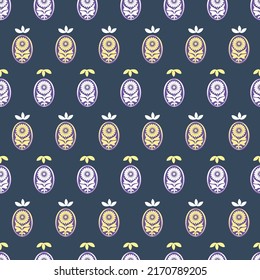 Classic seamless repeat pattern collection based on Greek designs. Dark blues, white, red, green, purple and yellow.