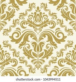 Classic seamless vector pattern. damask orient ornament. classic