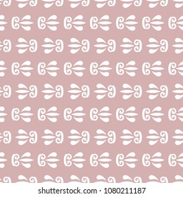 Classic seamless vector pattern. Damask orient ornament. Classic vintage purple and white background. Orient ornament for fabric, wallpaper and packaging
