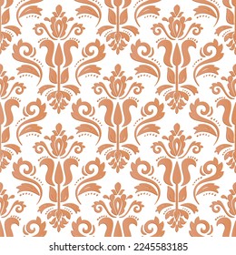 Motif vectoriel classique harmonieux. Bon sang, un ornement original. Arrière-plan classique vintage coloré. Motif d'orientation pour le tissu, les papiers peints et l'emballage