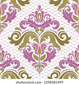 Classic seamless vector pattern. Damask orient ornament. Classic vintage background. Orient pattern for fabric, wallpapers and packaging
