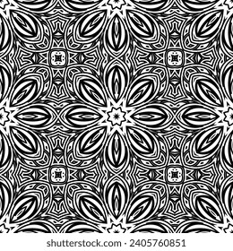 Classic seamless vector white pattern. Damask orient ornament. Classic vintage background