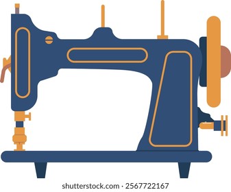 Classic sewing machine vector illustration