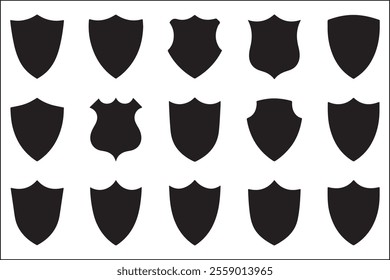 Classic Shield Logo Vector Stock Art
