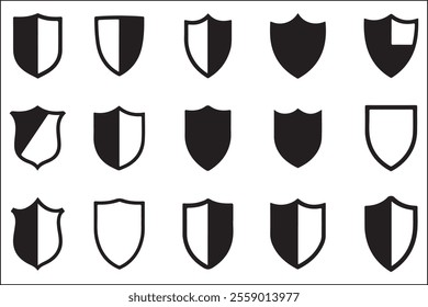 Classic Shield Logo Vector Stock Art
