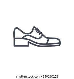 classic shoe line icon