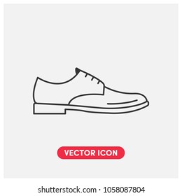 Classic Shoe Vector Icon Illustration