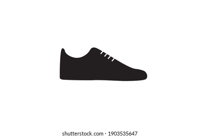 Klassische Schuhe auf weißem Hintergrund. Vektorgrafik.