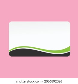 Classic simple with Modern creative stylish Business card template