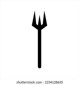 Classic simple spear logo design.
