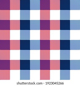 Classic simply seamless check pattern design. Decorating for wrapping paper, wallpaper, fabric, backdrop and etc.