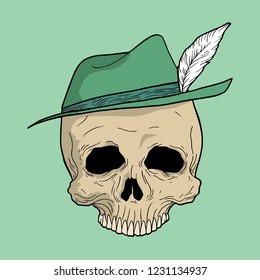 classic skull vector
