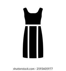 Classic sleeveless dress, ideal for casual and formal occasions