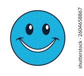Classic Smiley Face Minimalist Cartoon Design