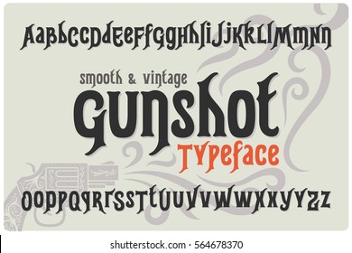 Classic Smooth Font Named 