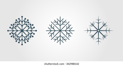 Classic snowflakes