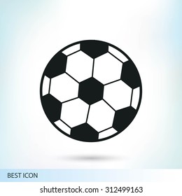 classic soccer ball icon
