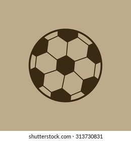 classic soccer ball icon