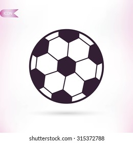 classic soccer ball icon