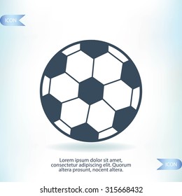 classic soccer ball icon