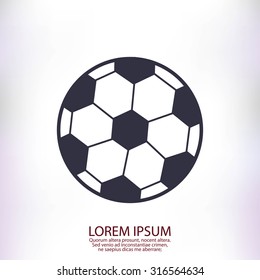 classic soccer ball icon