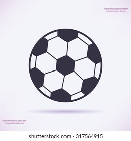 classic soccer ball icon