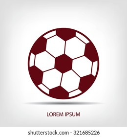 classic soccer ball icon