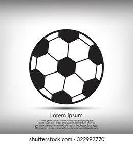 classic soccer ball icon