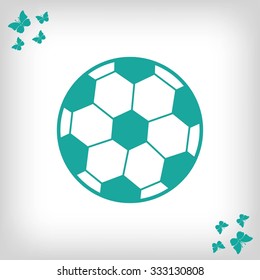 classic soccer ball icon